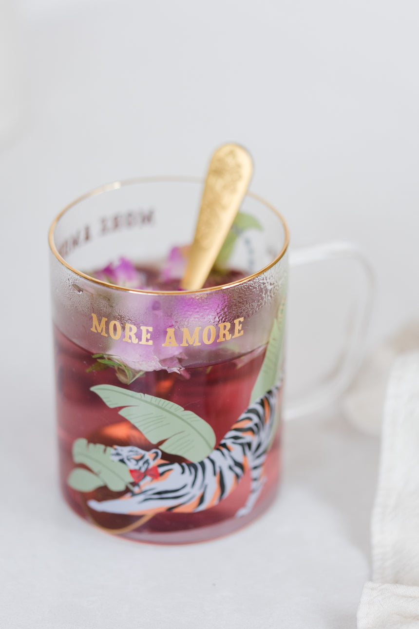 Yvonne Ellen Glass Mug, Tiger