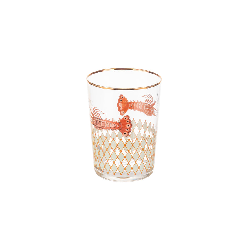 Yvonne Ellen Hi Ball Glass, Lobster