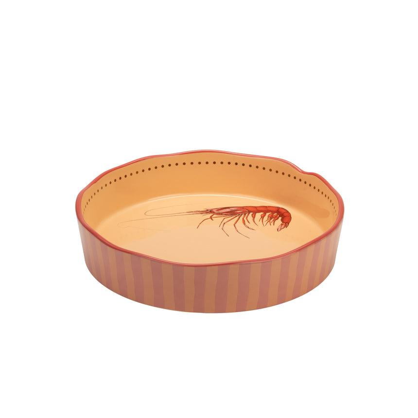 Yvonne Ellen Round Baking Dish, Shrimp (Large)