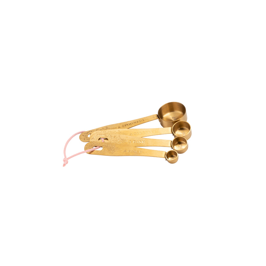 Yvonne Ellen Gold Measuring Spoons (Set Of 4)