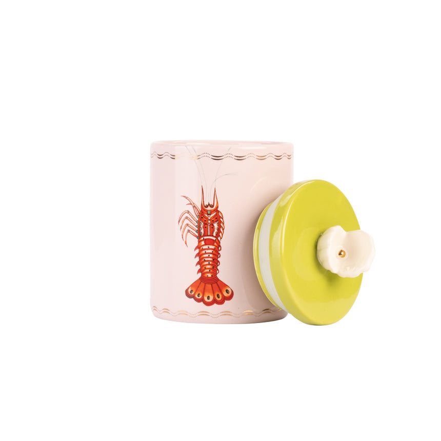 Yvonne Ellen Round Storage Jar, Lobster