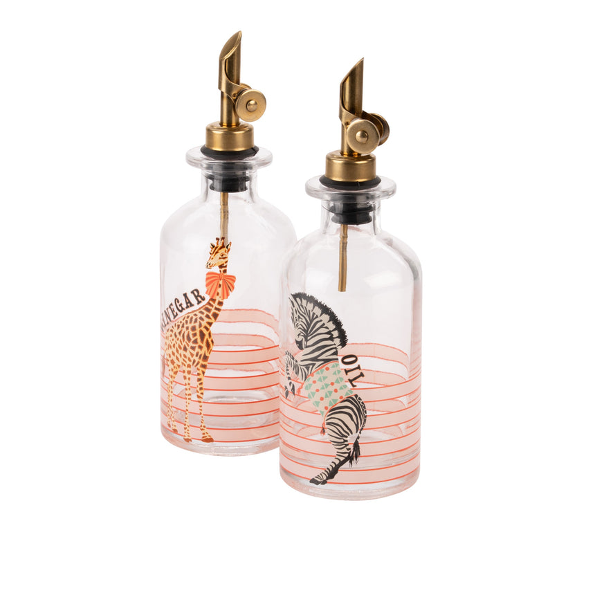 Yvonne Ellen Glass Oil & Vinegar Set, Animal