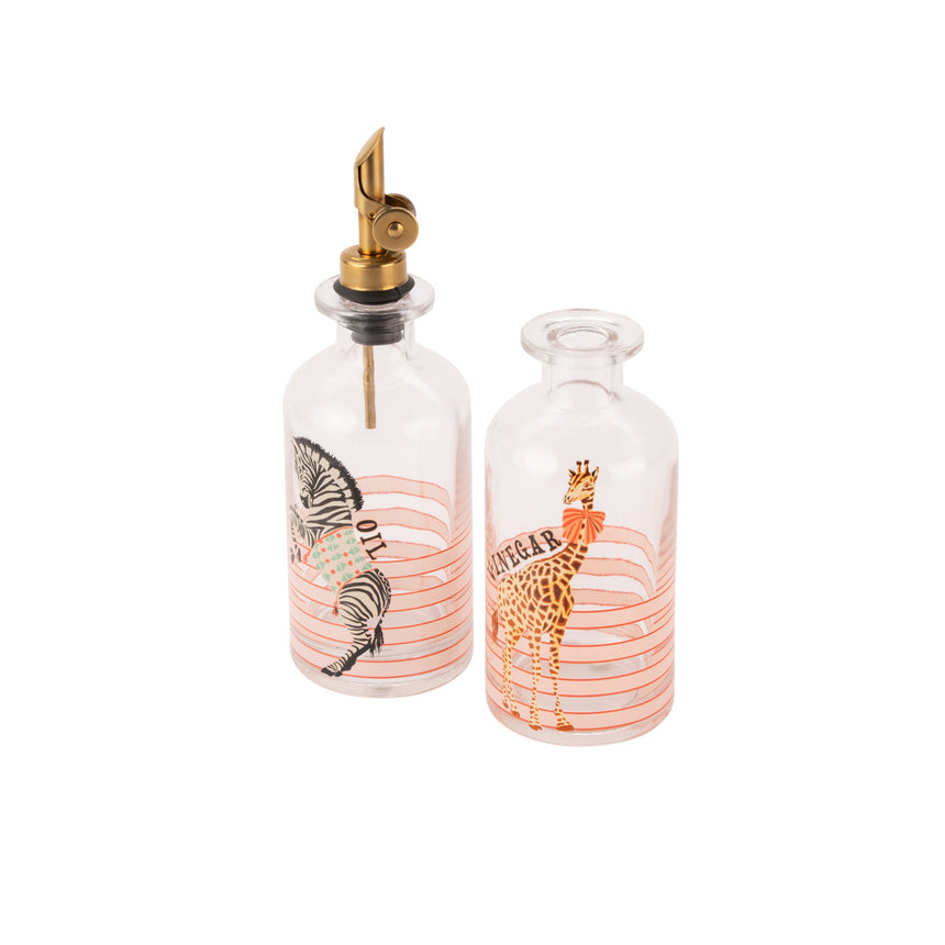 Yvonne Ellen Glass Oil & Vinegar Set, Animal