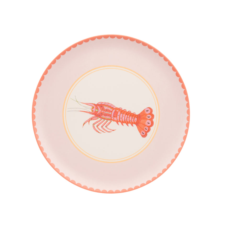 Yvonne Ellen Under The Sea Melamine Picnic Dinner plates, (Set Of 4)