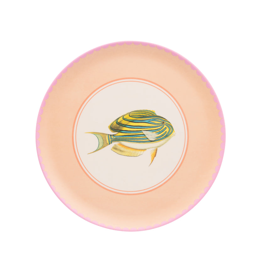 Yvonne Ellen Under The Sea Melamine Picnic Dinner plates, (Set Of 4)