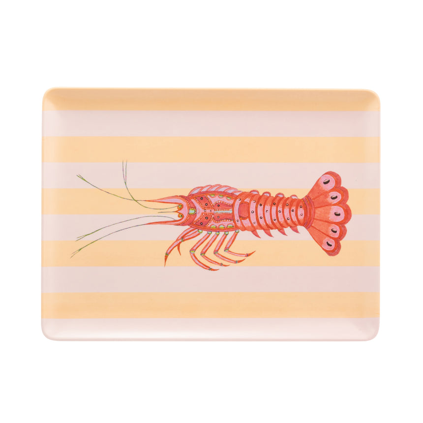 Yvonne Ellen  Lobster Melamine Serving Tray