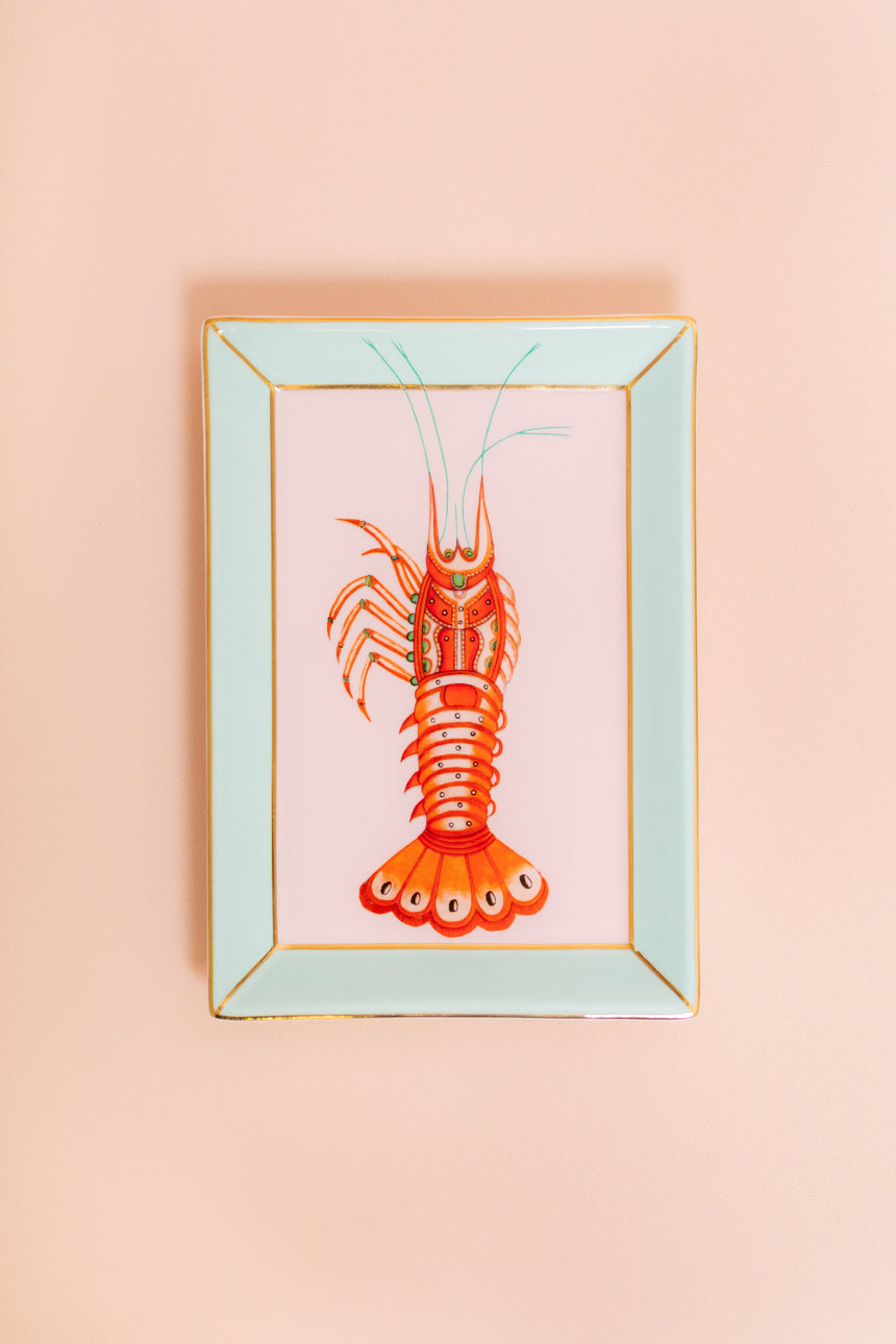 Yvonne Ellen Rectangular Plate, Lobster