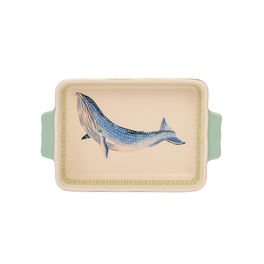 Yvonne Ellen Small Rectangular Baking Dish, Whale