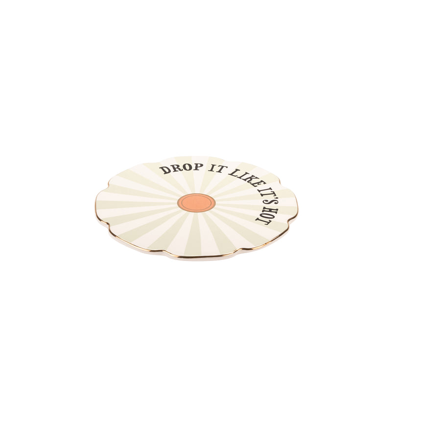 Yvonne Ellen Ceramic Trivet, Drop It Like It Hot