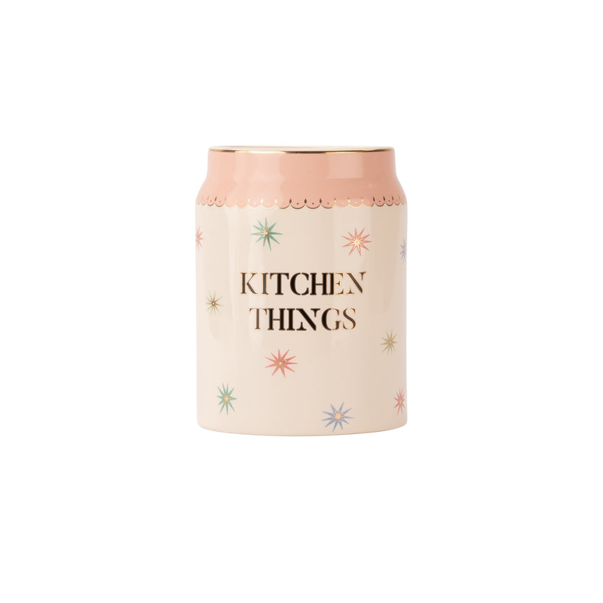 Yvonne Ellen Ceramic Utensil Holder, Kitchen Things