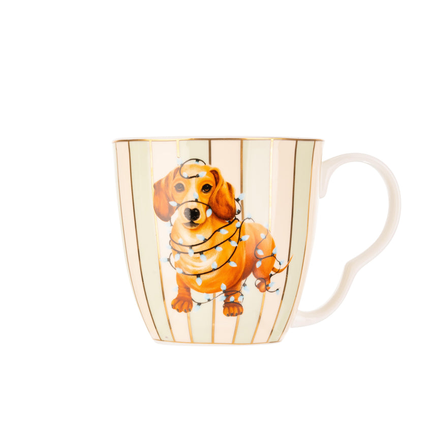 Yvonne Large Mug, Sausage Dog