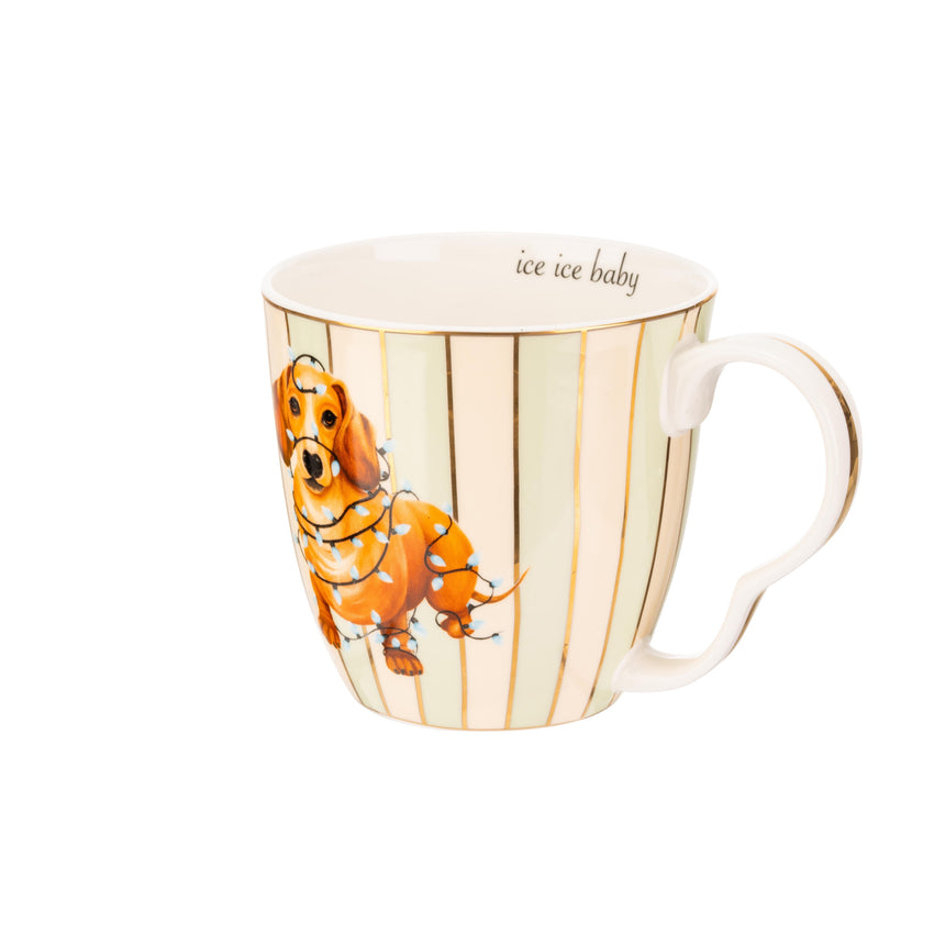 Yvonne Large Mug, Sausage Dog