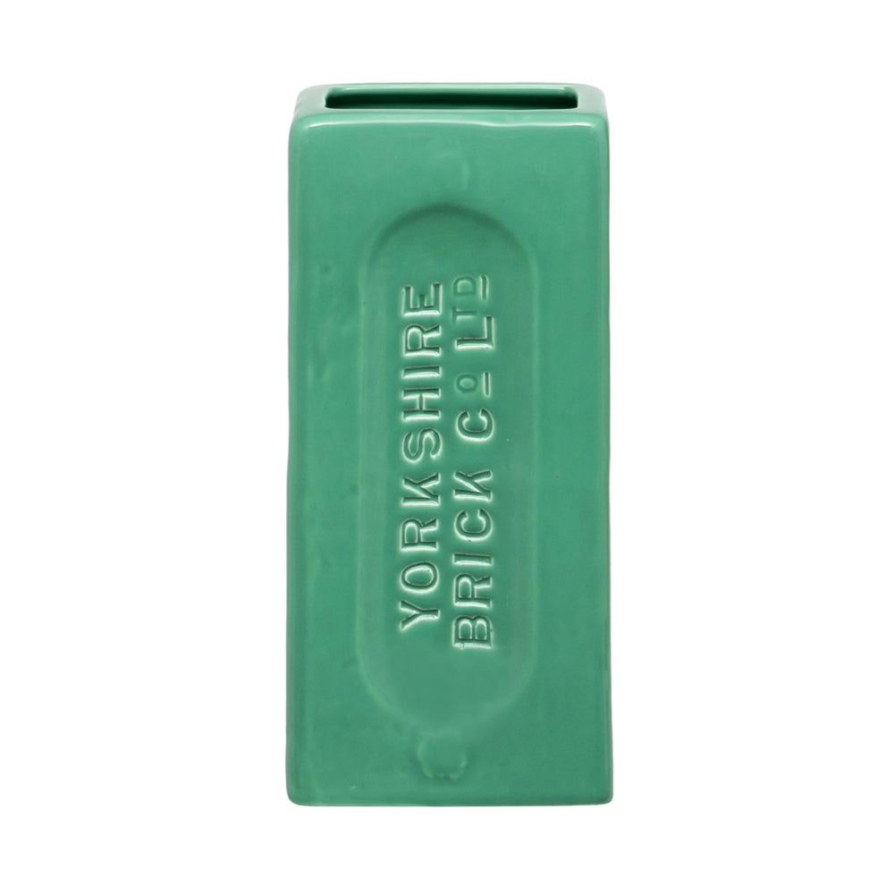 Yorkshire Brick Vase, Green