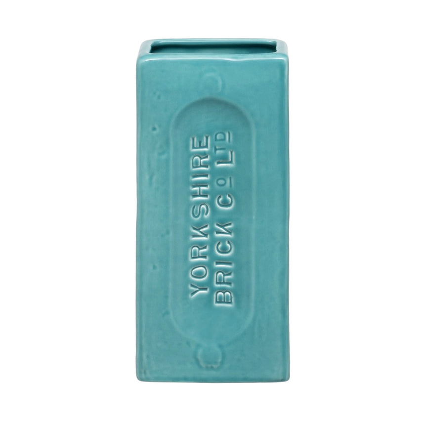 Yorkshire Brick Vase, Turquoise