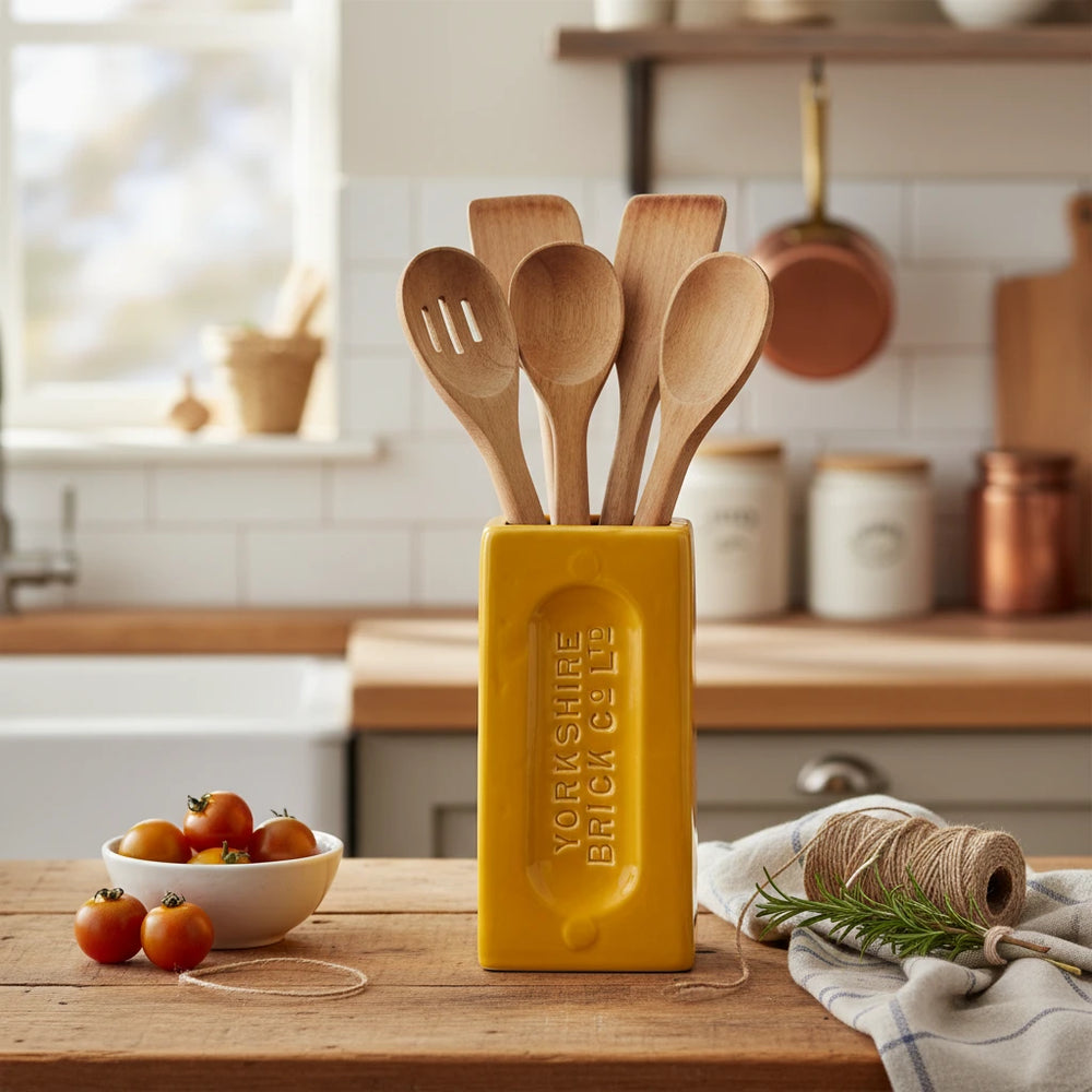 Yorkshire Brick Vase, Yellow