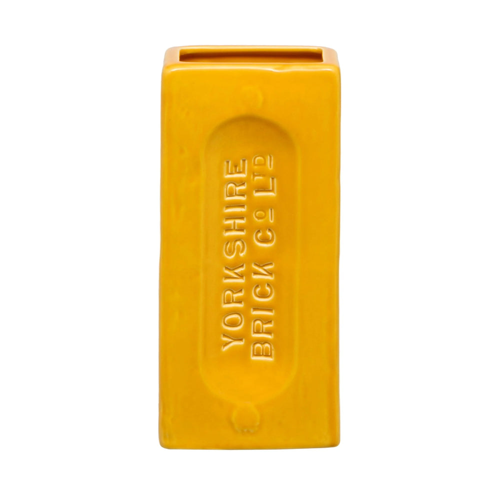 Yorkshire Brick Vase, Yellow