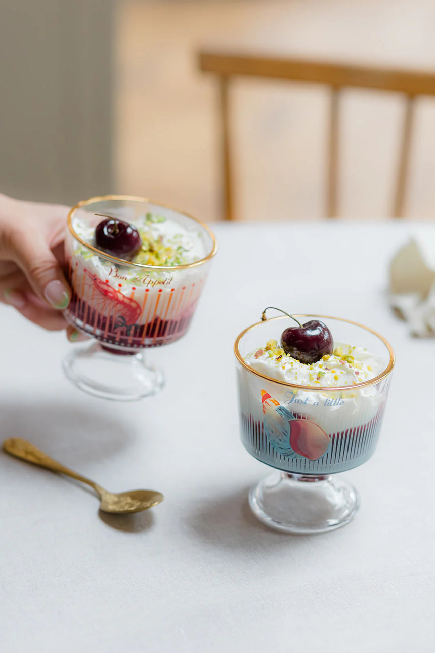 Yvonne Ellen Glass Dessert Bowls , Set Of 2