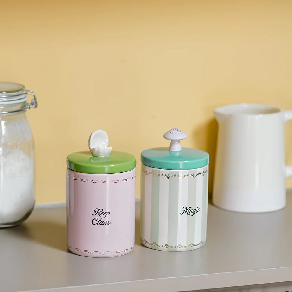 Yvonne Ellen Round Storage Jar, Lobster