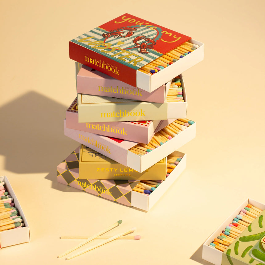 Matchbook Creative Luxury Matches, You're My Lobster
