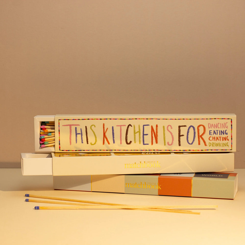 Matchbook Creative Luxury Extra Long Matches, You Light Up My World