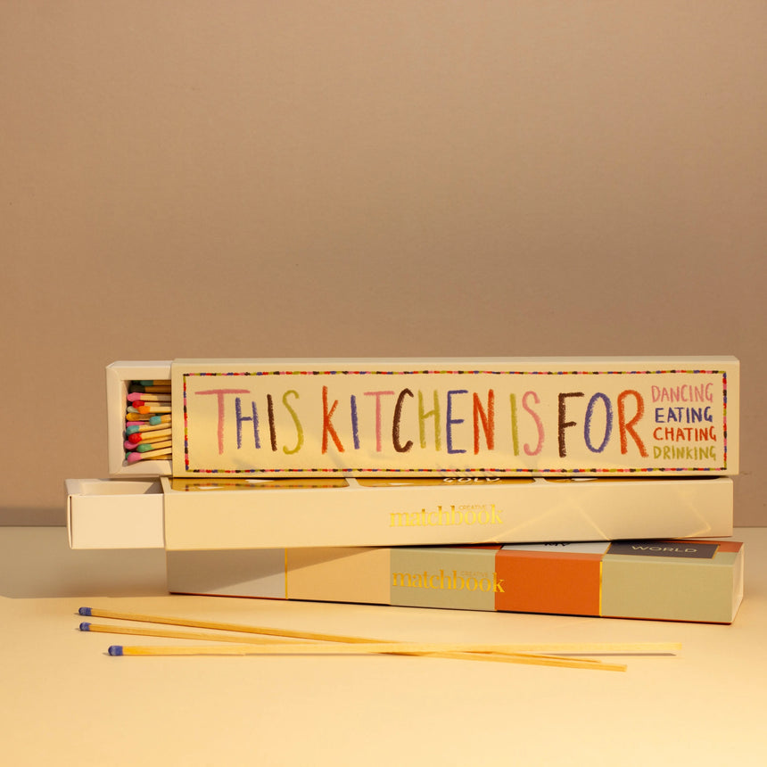 Matchbook Creative Luxury Extra Long Matches, You Light Up My World