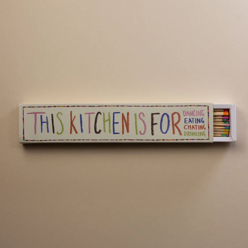Matchbook Creative Luxury Extra Long Matches, This Kitchen
