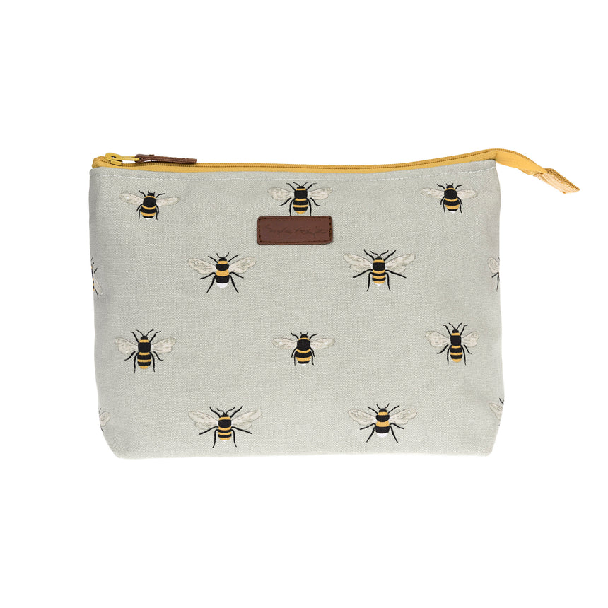 Sophie Allport Canvas Wash Bag, Bees