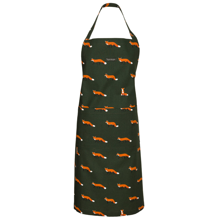 Sophie Allport Cotton Apron, Foxes