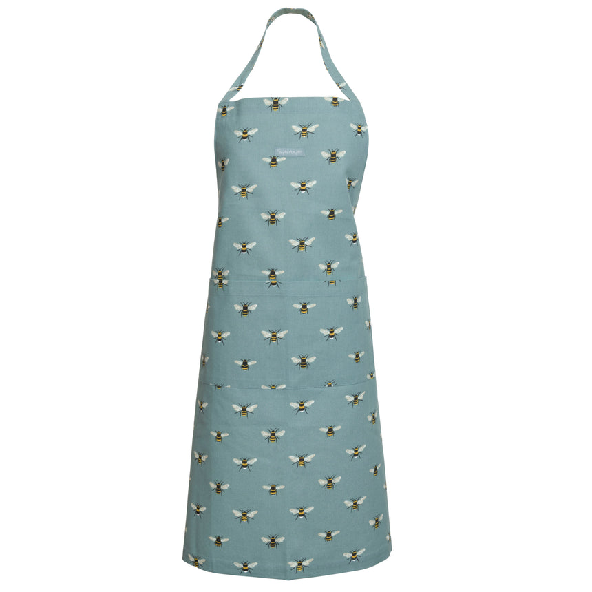 Sophie Allport Apron Bees ,Teal