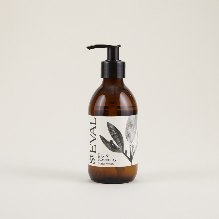 St Eval Hand Wash, Bay & Rosemary