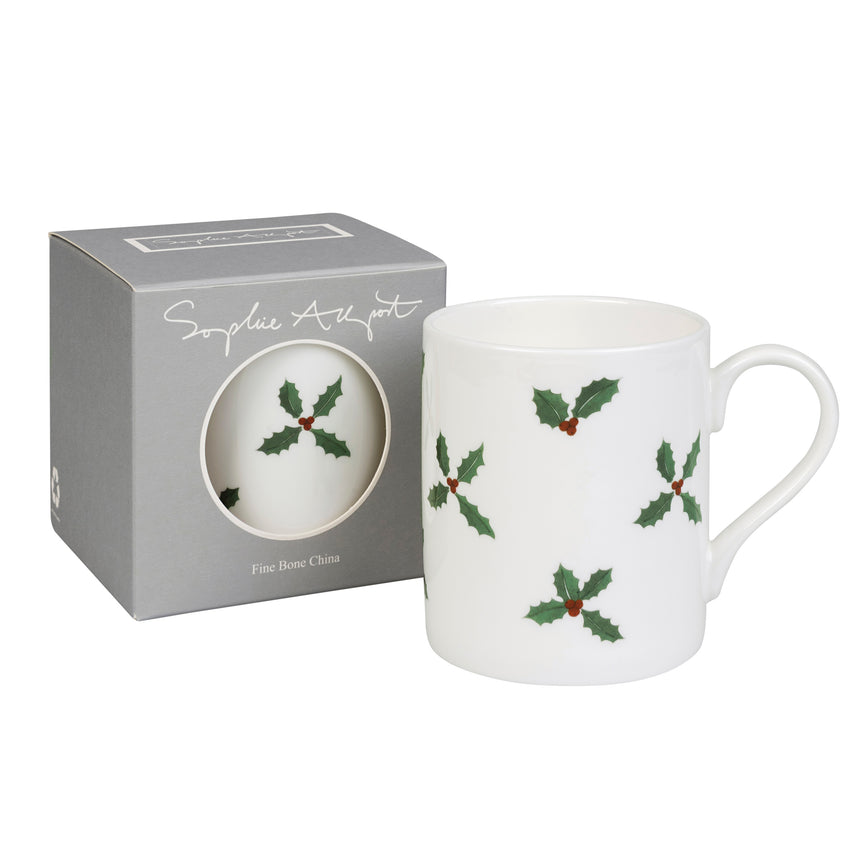 Sophie Allport Large Mug, Holly & Berry