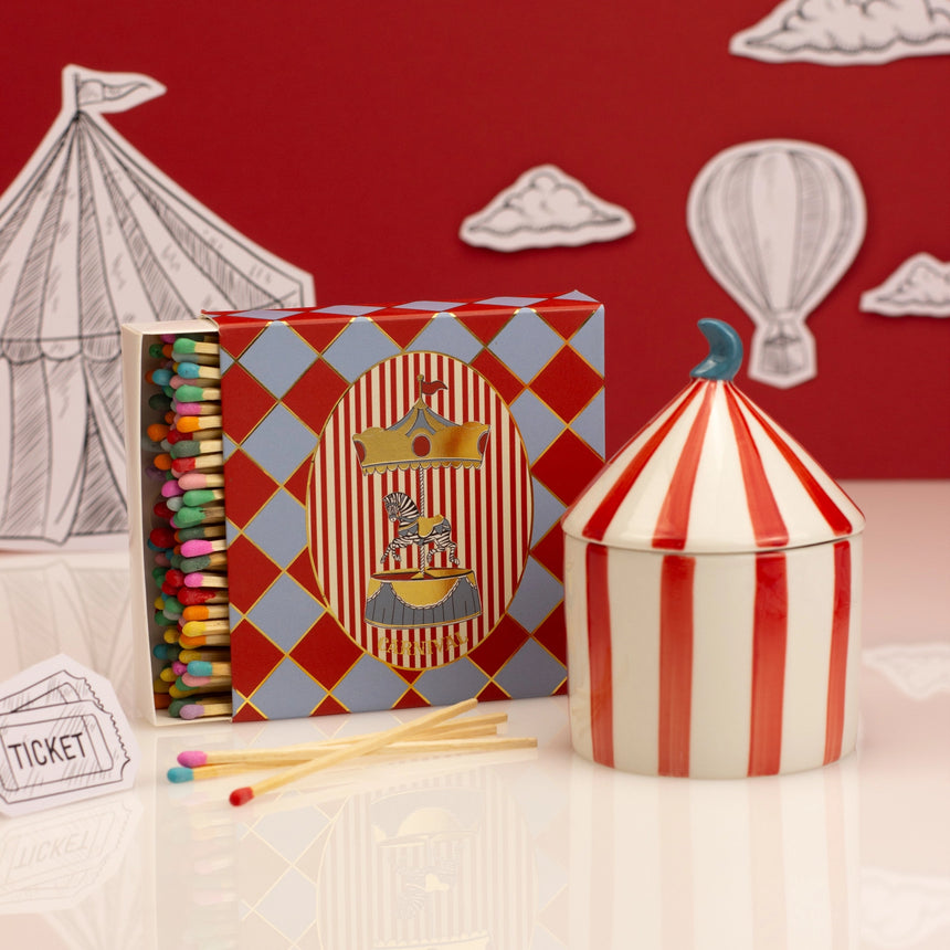 Matchbook Creative Luxury Matches, Carnival Zebra