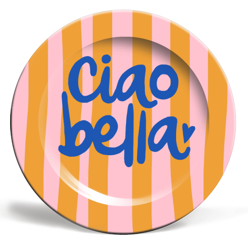 Ciao Bella Ceramic Dinner Plate By The Boy & The Bear