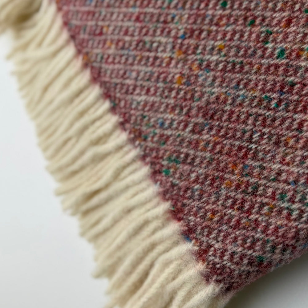 Bronte By Moon Donegal Pure New Wool Throw, Vintage