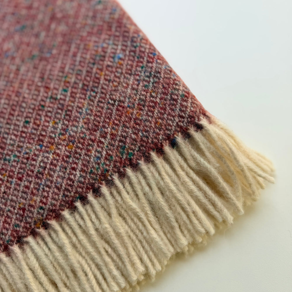 Bronte By Moon Donegal Pure New Wool Throw, Vintage