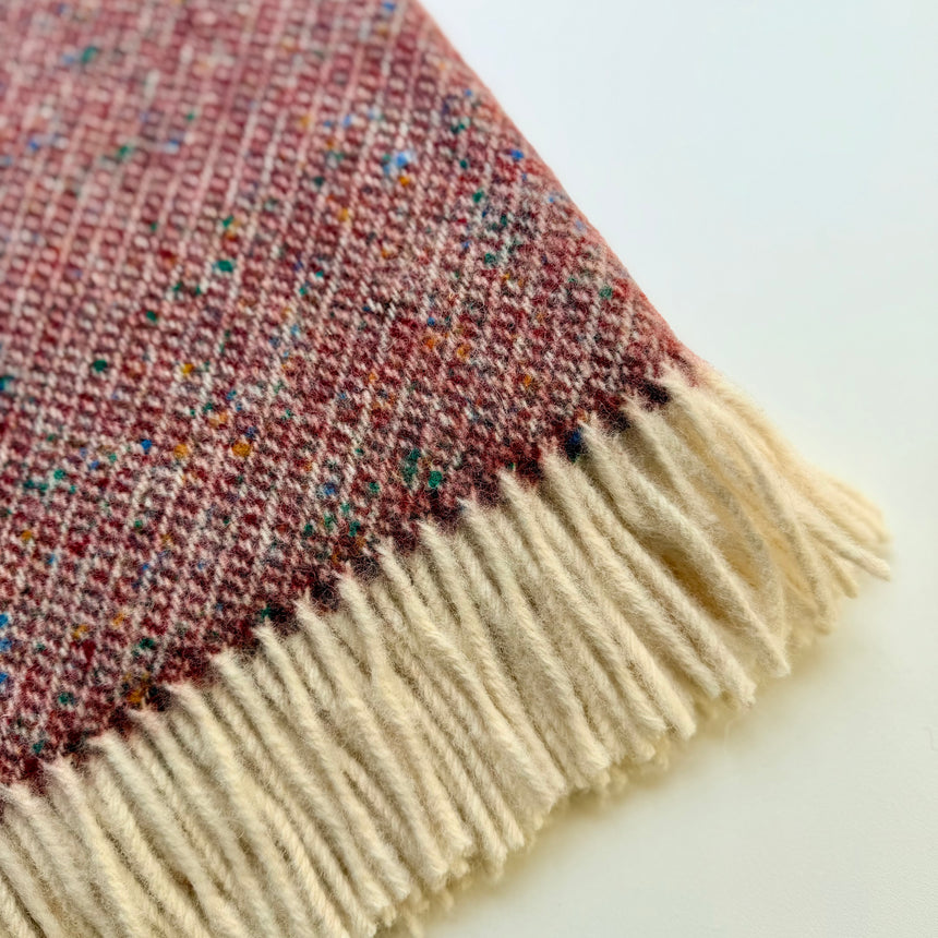 Bronte By Moon Donegal Pure New Wool Throw, Vintage