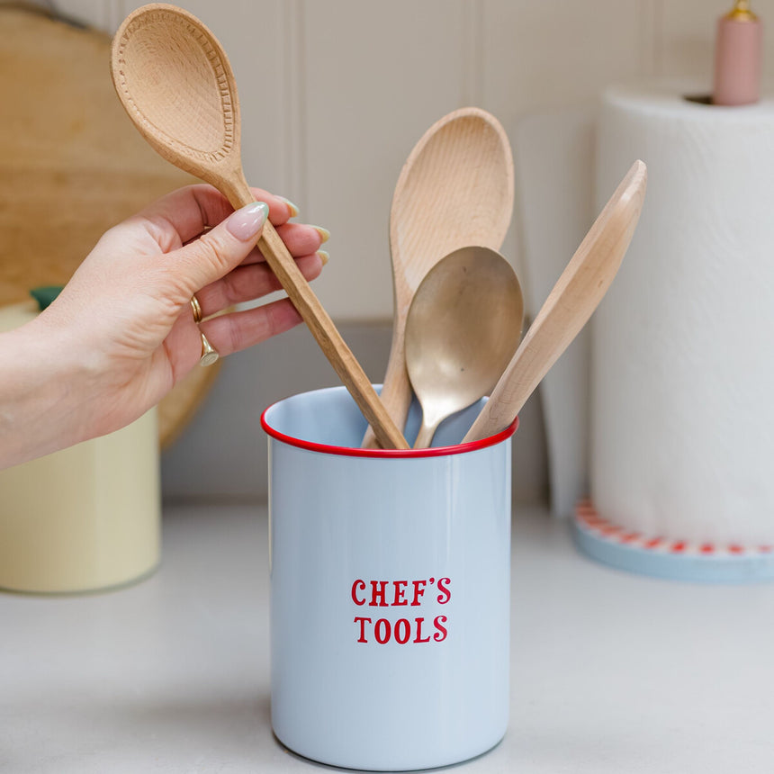 Yvonne Ellen Enamel Utensils Holder, Chef’s Tool