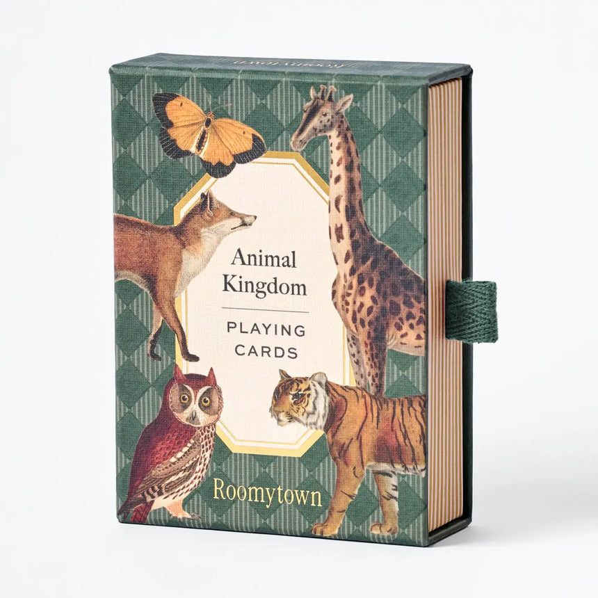 Roomytown Single Playing Card Deck, Animal Kingdom