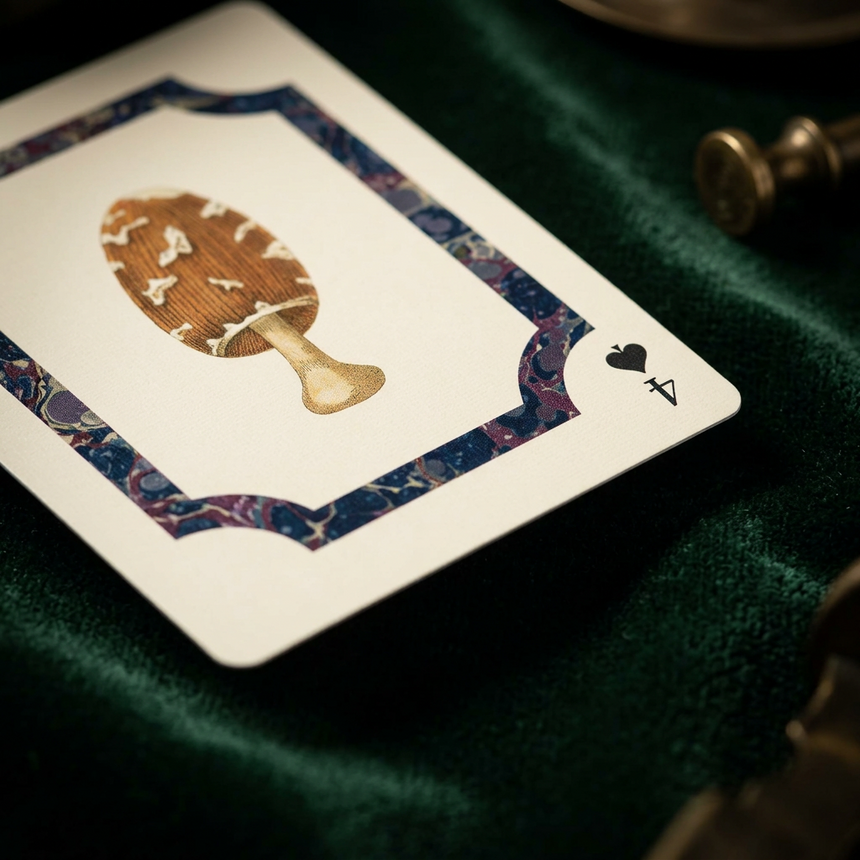 Roomytown Single Playing Card Deck, Fungi