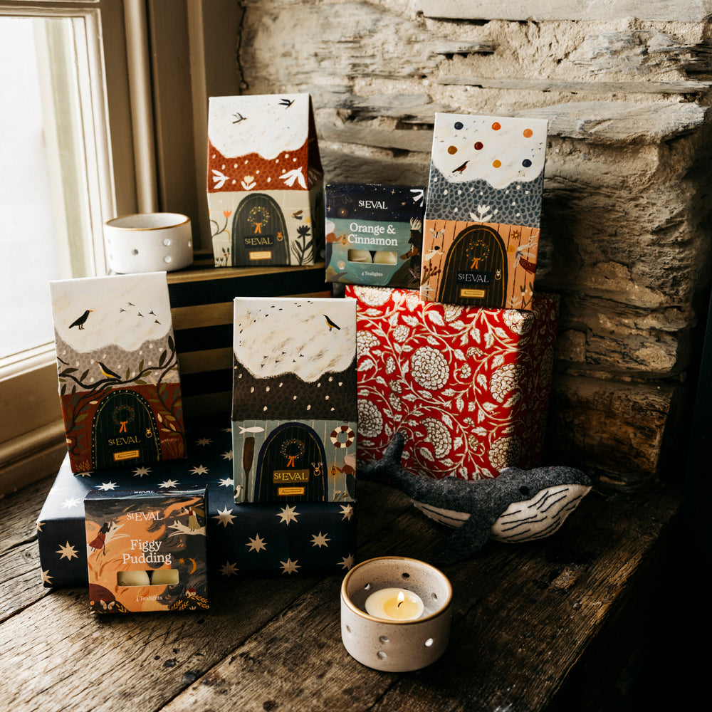 St Eval Christmas Cottage Scented Tealight Gift Pack, Winter Thyme