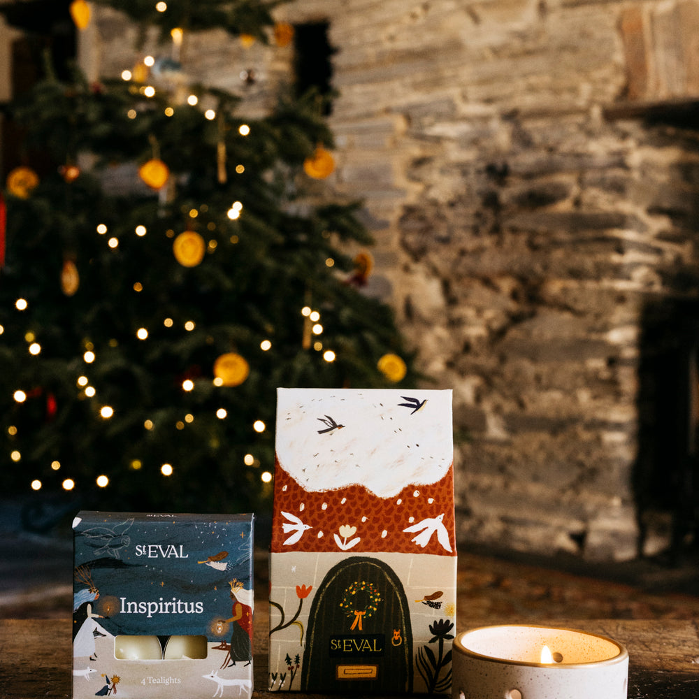 St Eval Christmas Cottage Scented Tealight Gift Pack, Inspiritus