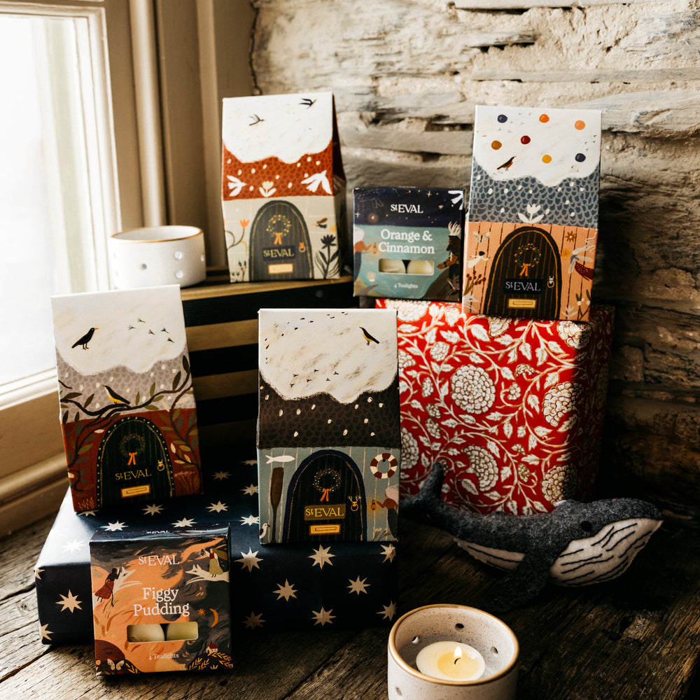 St Eval Christmas Cottage Scented Tealight Gift Pack, Inspiritus