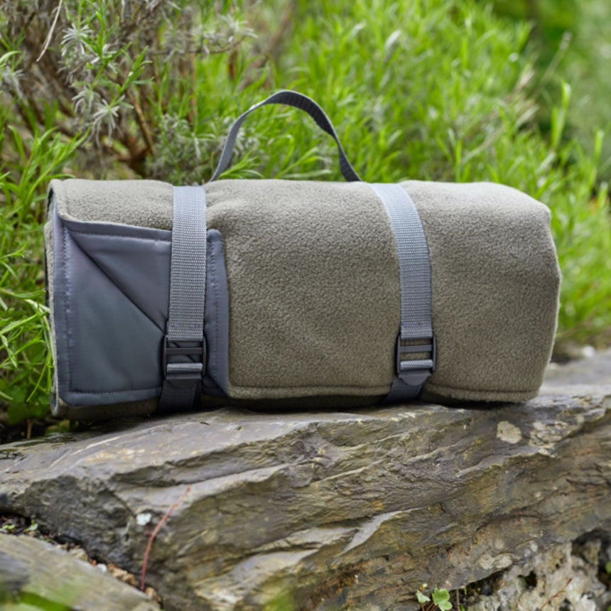 Tweedmill Fleece Picnic Rug Roll, Sage
