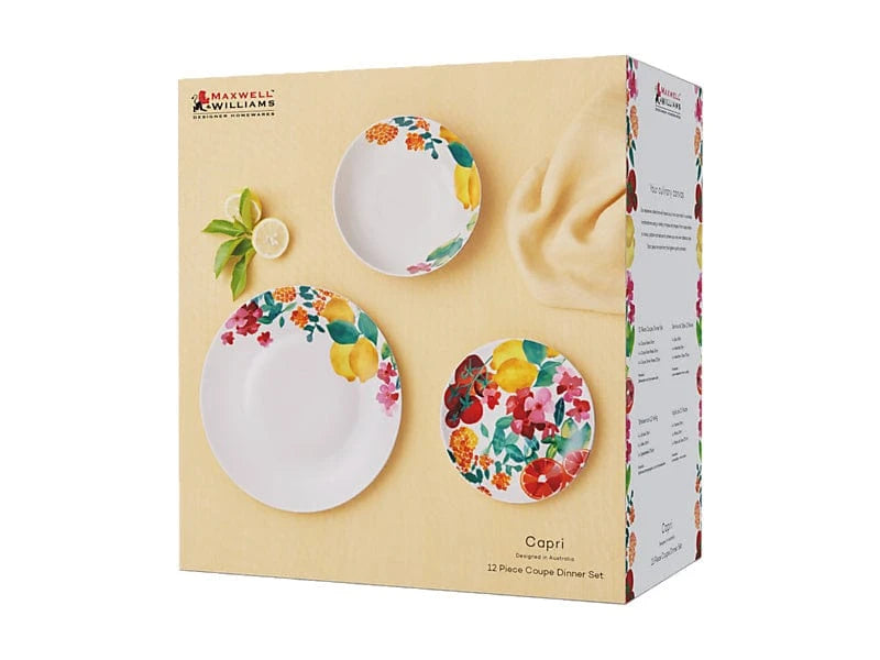 Maxwell & Williams Capri 12 Piece Coupe Dinner Set
