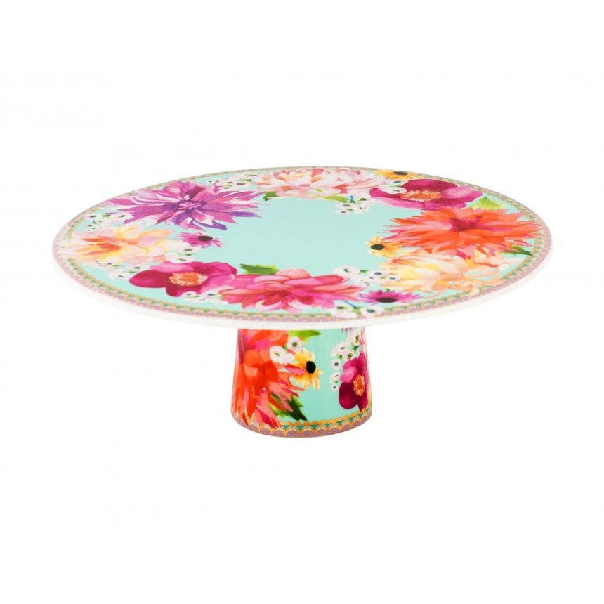 Maxwell & Williams Teas & C's Dahlia Daze Footed Cake Stand, Sky