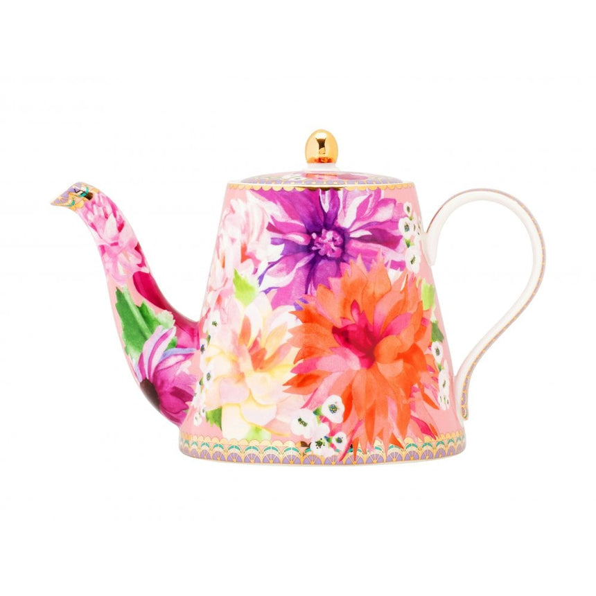 Maxwell & Williams Teas & C’S Dahlia Daze Teapot With Infuser, Pink