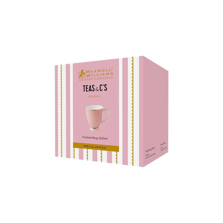 Maxwell & Williams Teas & C's Regency Footed Mug, Pink
