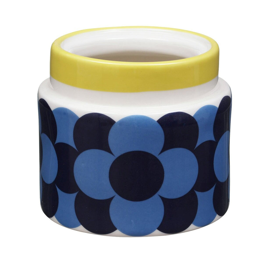 Orla Kiely Retro Stripe Yellow Storage Jar