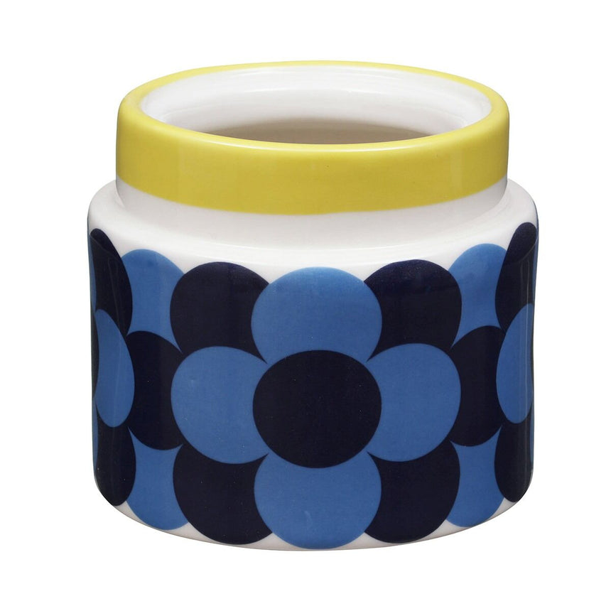 Orla Kiely Retro Stripe Yellow Storage Jar