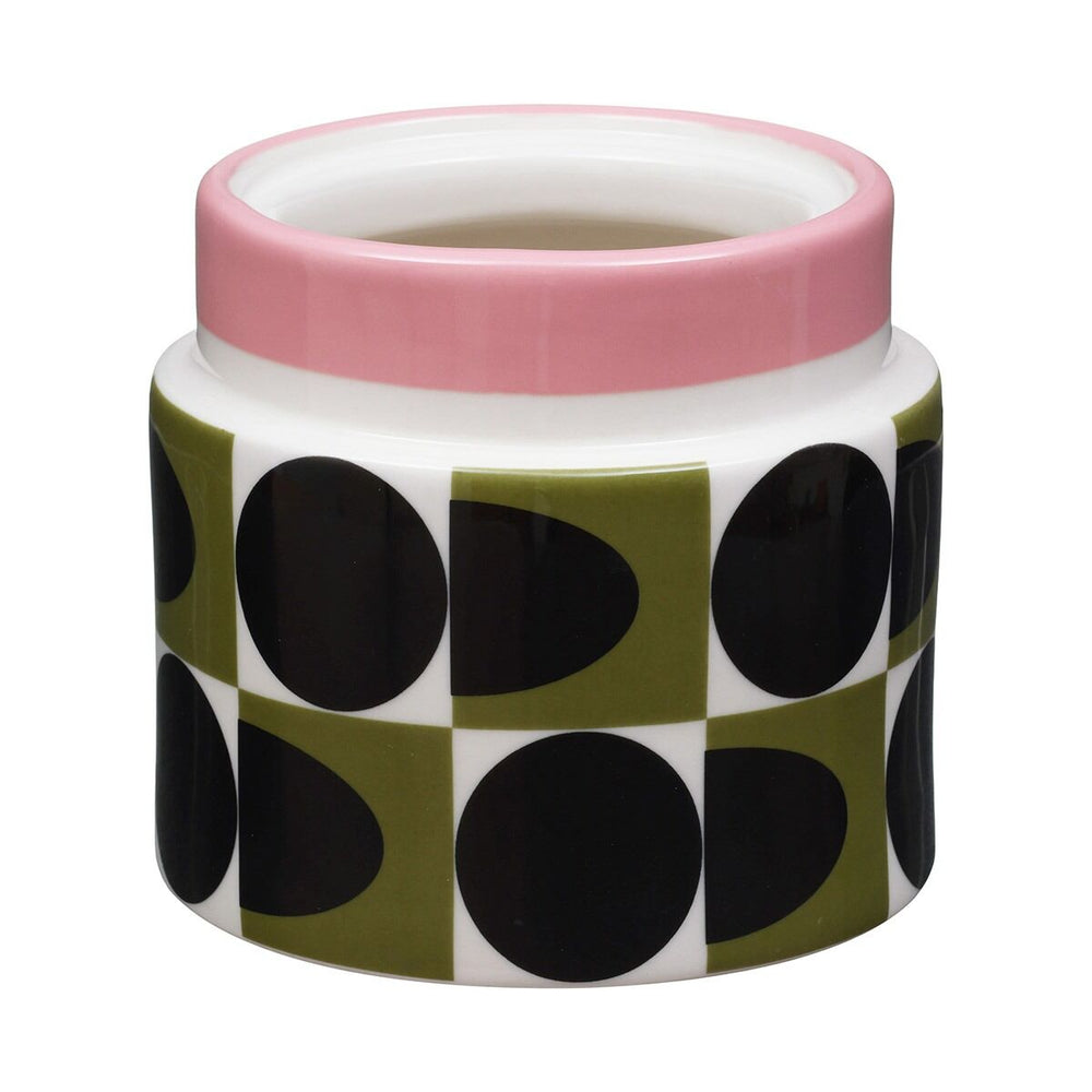 Orla Kiely Spot Square Oval Storage Jar